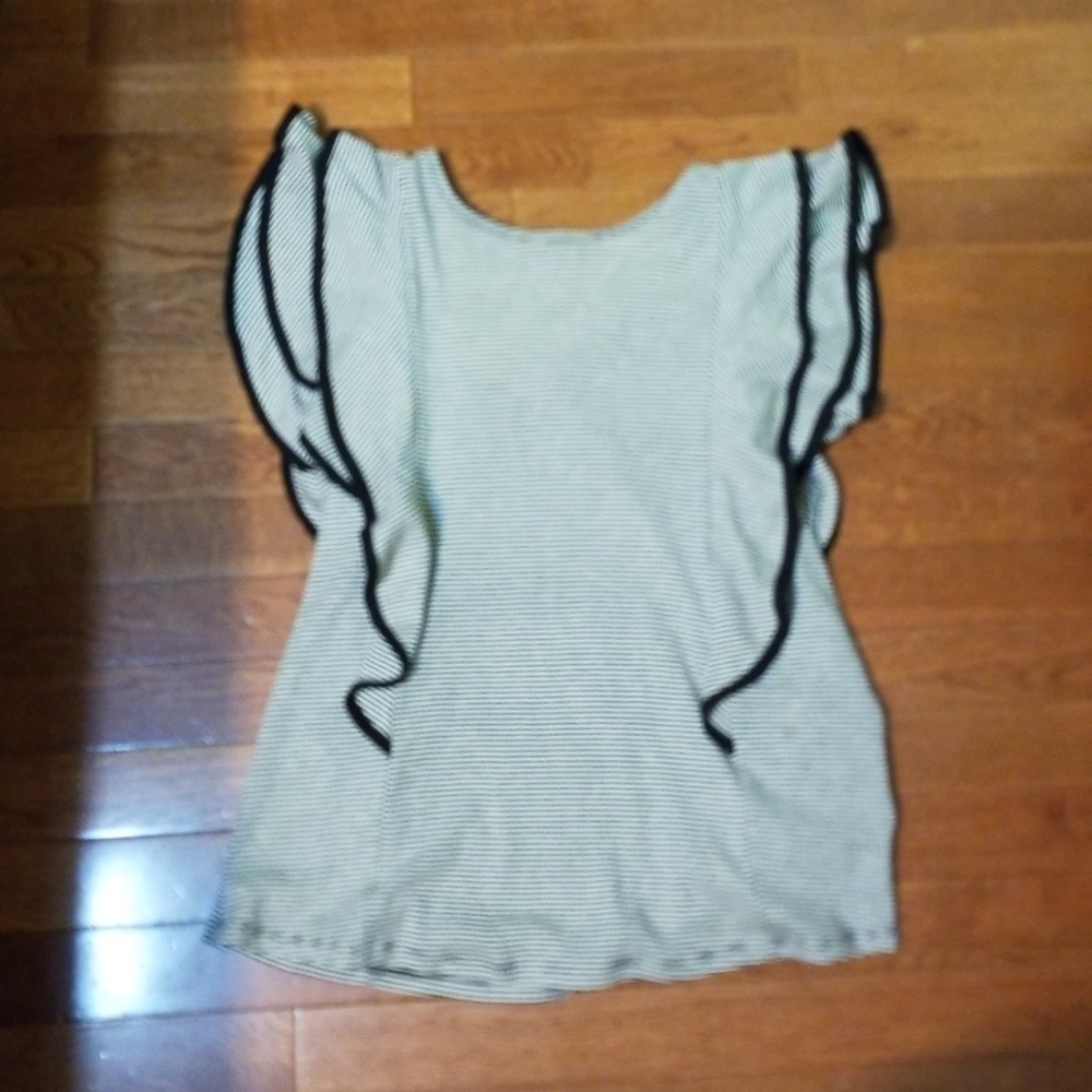 Anthropologie top - ruffle sleeves